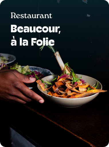 Visuel pour les réseaux sociaux du restaurant Beaucour à la Folie - Expertise Reveal