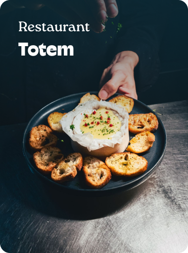Photographie culinaire professionnelle pour le restaurant Totem - Projet Reveal Agency