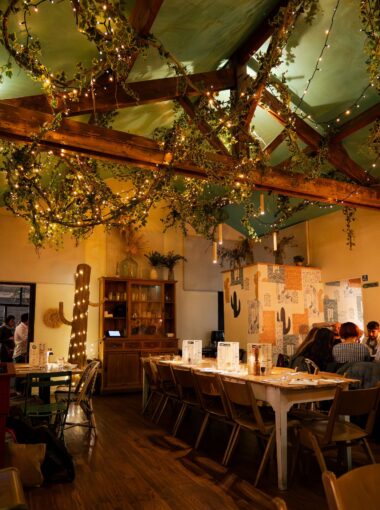 Vue intérieure du restaurant POMPOM! par Reveal